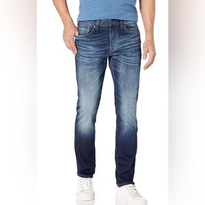 David Buffalo Ash Slim Stretch 40x32” EUC Navy Blue